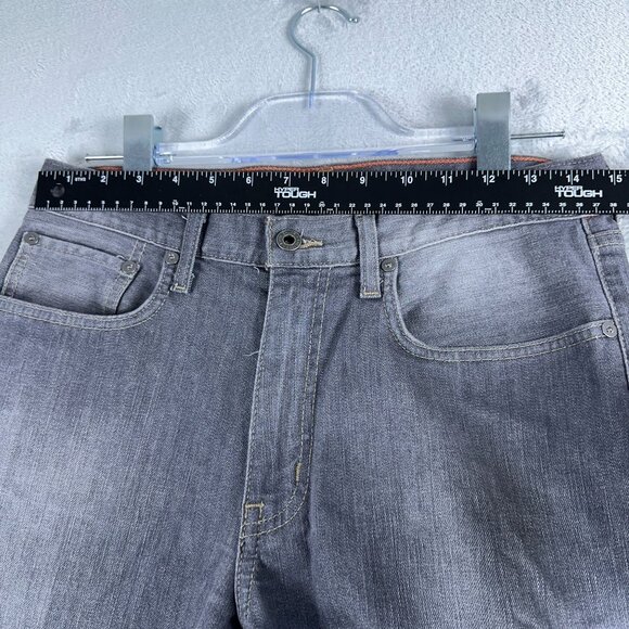 Eddie Bauer Straight Leg Jeans Specially Dyed Mid Rise Women's Gray Size 30X30 - Picture 9 of 12